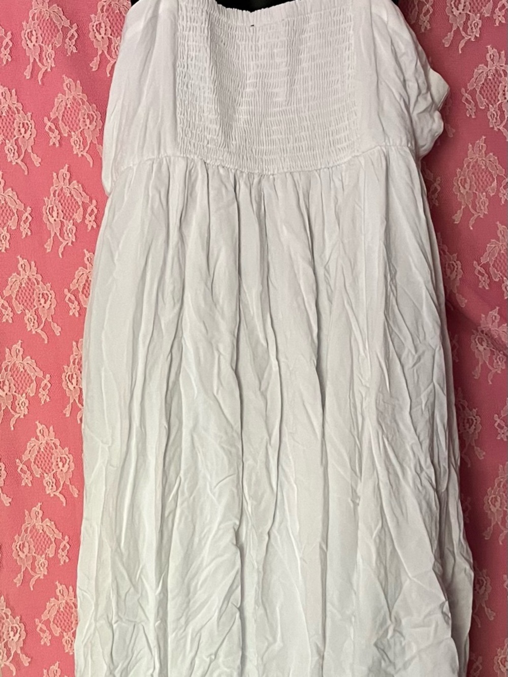Torrid sun dress with Pink & Teal Floral Embroidery - Picture 4 of 6